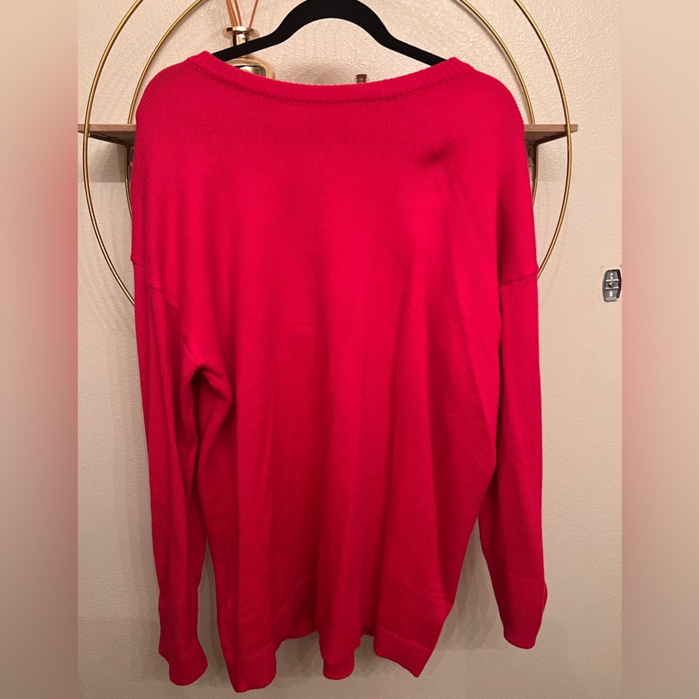 Pink long sweater